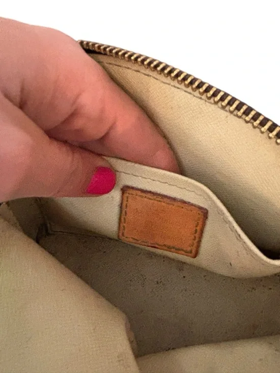 LV designs (graphic) Monogram Canvas Pouch - Dark Brown & Light Brown - Picture 5 of 9